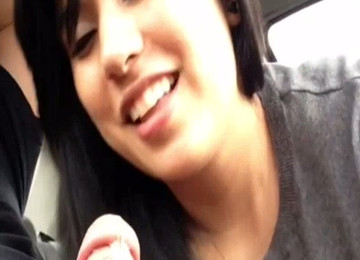 My Horny GF Is A Head Doctor And She Loves Sucking My Dick In Her Car