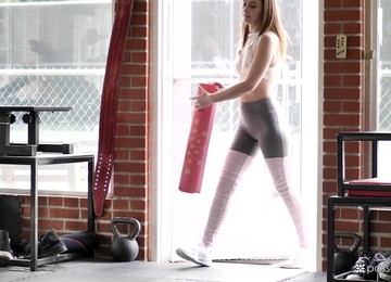 Skinny Danni Rivers Rides A Long Cock While She Moans Loudly