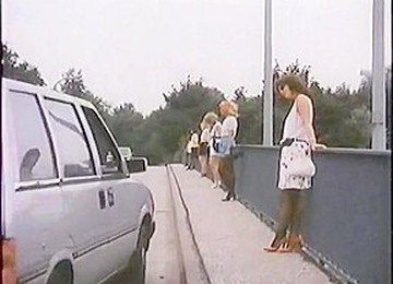 Old Chap With Hooker In Car