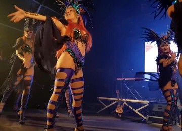 Hot Beauties Perform Dance In Costumes For A Lustful Client