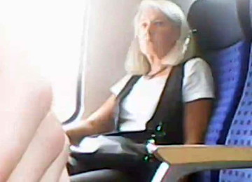 Exhibitionist In The Train