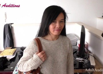 AdultAudition - Chinese Lilly - My First Audition - Hard Fuck