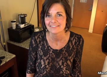 Facialed 50 Yr Old Housewife Gets Titty Fucked Cumshot In POV