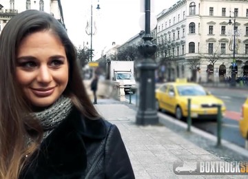 Cathy Heaven Squirts All Over Our Public Coitus Truck