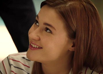 Teenage Redhead Student Alaina Dawson Has First Anal Penetration