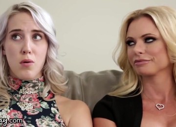 StepMom And Female Gyno Doctor Examine Young Pussy