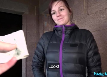 20something Pretty Girl Named Elena Takes Cash For Fucking.