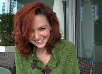 One Day With Carroty Wench Emma Evins