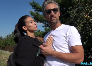 Slutty American Girl With Big Boobs Cheats On Her Boyfriend