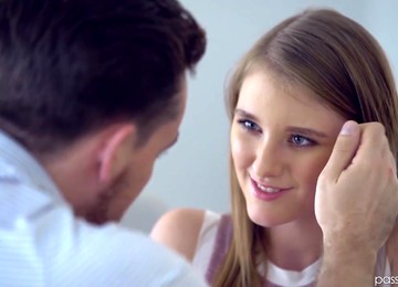 Pretty Girl With A Tight Wet Pussy Gets Banged In Bed