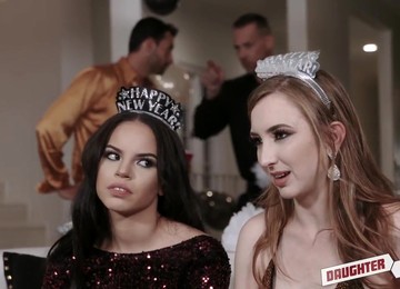 Birthday Party Turns Into Group Sex With Young Horny Chicks