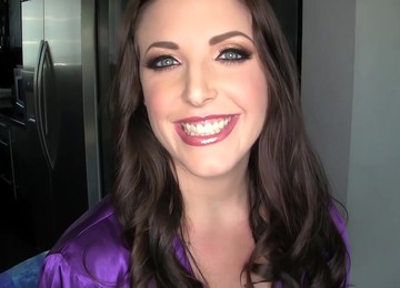 Naturally Busty Angela White - Backstage Interracial Hardcore
