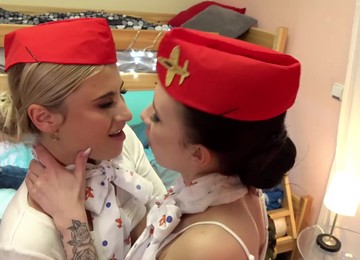 Stunning Babes Get Cunts Fucked Right Through Pantyhose