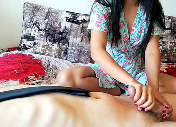 Chinese Footjob, Asian Handjob