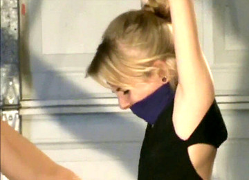 Nude Suspension Bondage, Foot Worship Bondage