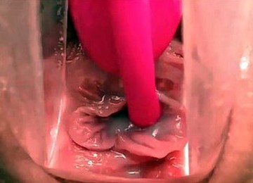 Ohmibod Creamy Cum Speculum Deep Inside Cervix
