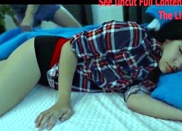 Sweet Teen Caught By Dad In Bed