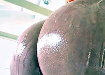 Two Oily Skanks Go Crazy For One Rod