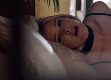 Busty Hotwife In Stockings Rides Hard Cock