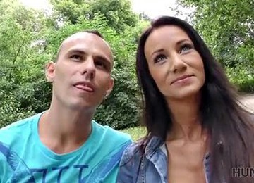 Hunt4k. Couple Needs Cash So Why Brunette Gets Dirty In The