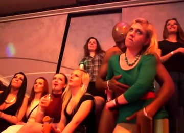 Glam Euro Babes Suck Cock At Big Party Orgy