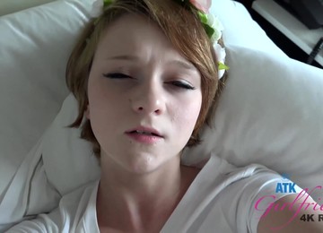 Lucy Valentine Rides Your Cock In Bed