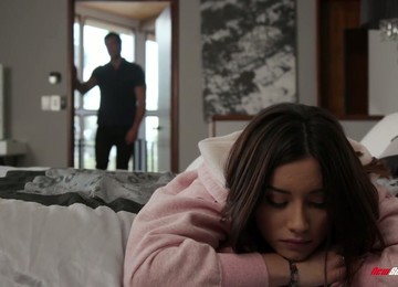 Depressed Sexy Hottie Aria Lee Feels Much Better While Being Fucked Properly