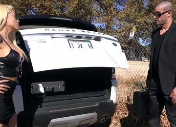 Ardent Blonde Hoe Luna Star Gives BJ And Gets Analfucked In Standing Pose