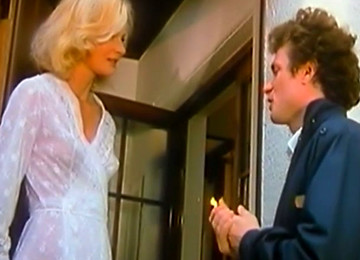 Lucky Man Eats Delicious Lean Young Blonde Babe On The Couch