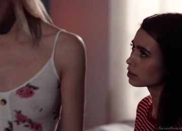 Cute Gal Has The Hungry Eye For That Lovely Girl With A Nice Sweet Pussy