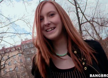 Hot Ass Redhead Linda Sweet Drops Her Thong For Hardcore Fucking