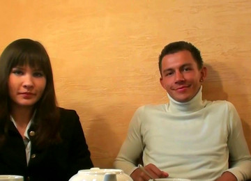 Cute Babe Nora Gets Pumped By Two Cocks