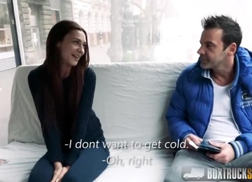 Naughty Babe Young Alexis Brill Plays With A Dildo In Our Intercourse Truck