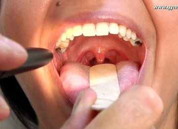 Old Chubby Gynecologist Exams Juicy Body Of Young Fattie