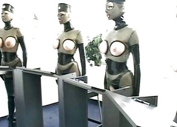 Femdom Style Workouts With With Busty Babes In Latex