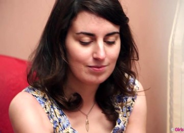 Young Girl Plays With Favorite Sex Toy