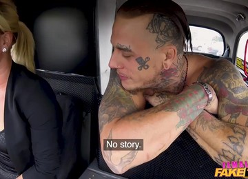 Tattooed Stud Bo Sinn Makes Licky Lex Cum
