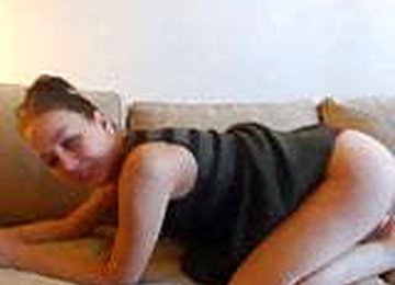 Cute Girl Farting On Her Couch