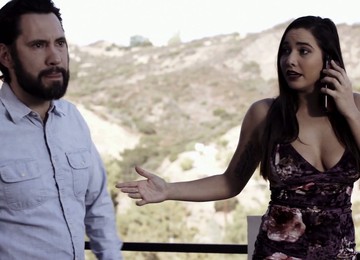 Insatiable Wife Karlee Grey Is Cheating On Her Husband With Brutal Bald Headed Lover