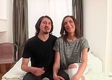 Cuckold Jerks As He Watches Wife Fuck