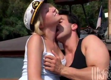 Sex Story On The Yacht With A Very Hot Blond