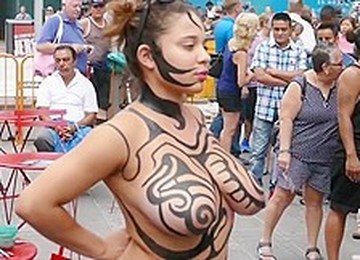 Big Boob Bodypainting 001