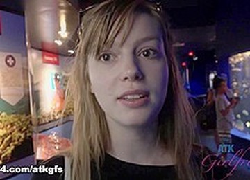 Dolly Leigh In You Perv Out While Dolly Stretches On The Carpet - ATKGirlfriends