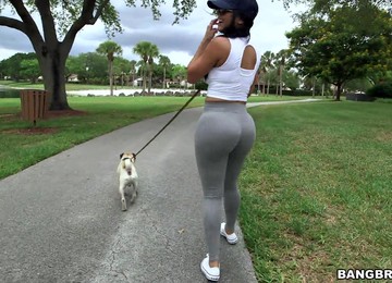 Big Butt Neighbor Diamond Kitty Enjoys Getting Fucked Hard