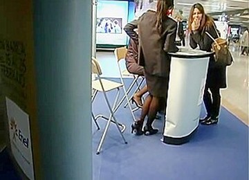 Shoeplay Double Hostess Hosed