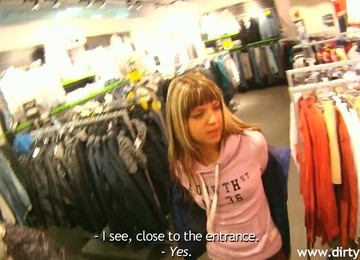 Blonde Cutie Sucks On A Big Cock Before Being Fucked In POV Clip