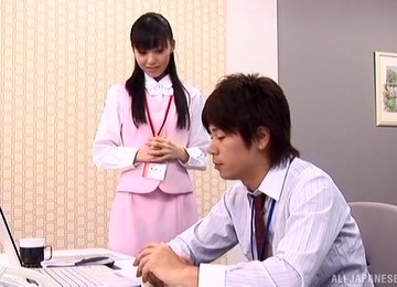 Small Ass And Tits Aino Kishi Enjoys Riding A Large Dick On The Chair