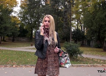 Blonde Karina Tries To Handle The Biggest Dick She Has Seen