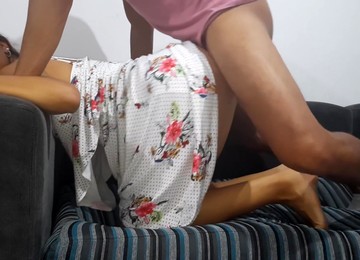 I Fuck My Stepmom Without A Condom And Cum Inside Accidental Creampie Latinacuminside