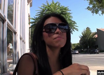 Cassandra Cruz Hooks It Up In Her Dorm Room In This One On One.